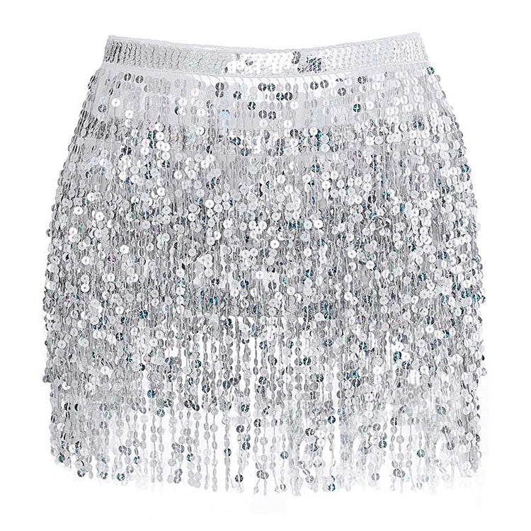 Sequin Fringe Skirt | BOOGZEL CLOTHING – Boogzel Clothing