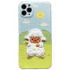 sheep embroidery iphone case boogzel apparel