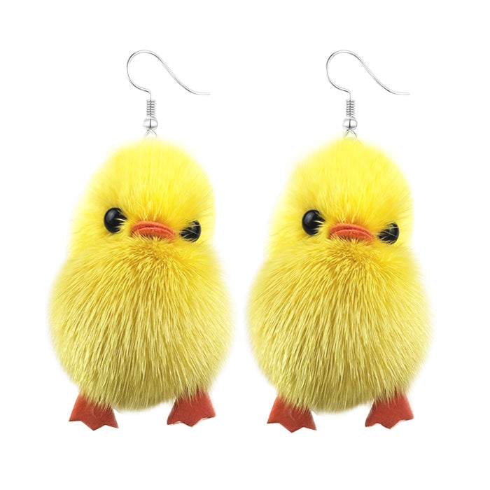 chicken earrings boogzel apparel