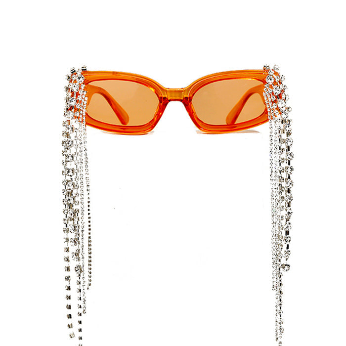 rhinestone tassel sunglasses boogzel apparel