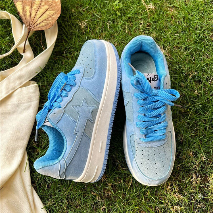 blue   star sneakers
