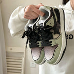 Shooting Star Sneakers in Gradient Grey - Star Sneakers - Boogzel Clothing