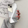 silver mirror iphone case boogzel apparel