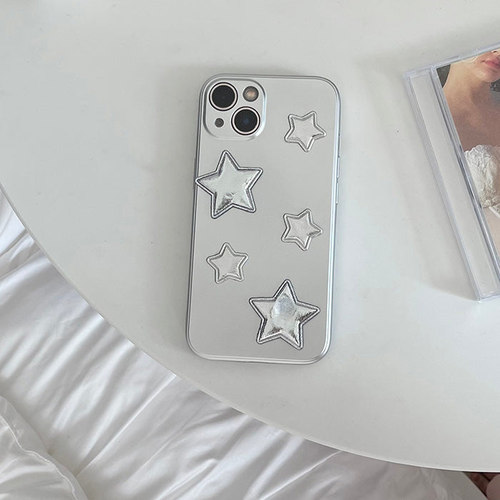 silver star iphone case boogzel apparel