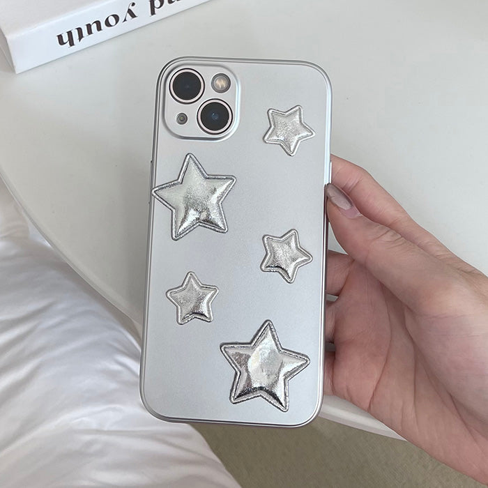 silver star iphone case boogzel apparel