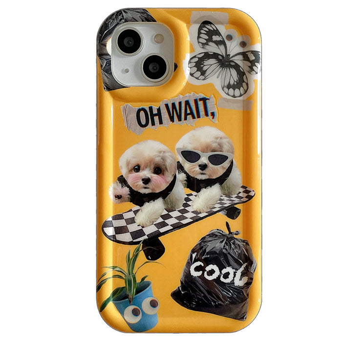 skateboard dog iphone case boogzel apparel