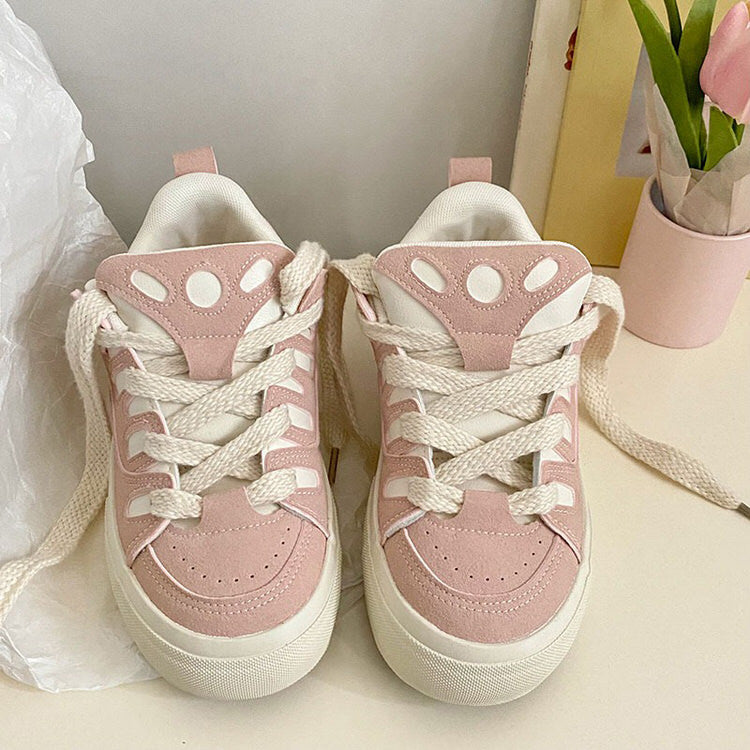 Skater Girl Pink Sneakers | BOOGZEL CLOTHING