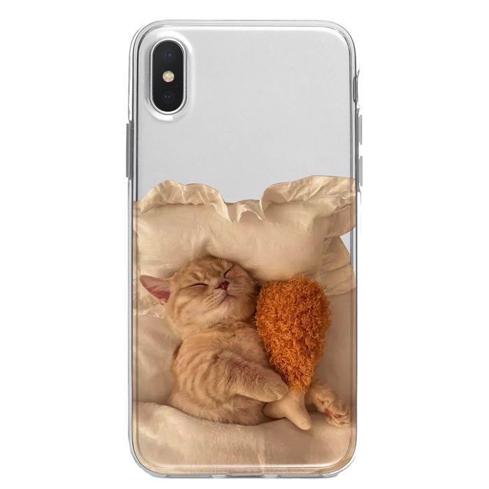 sleeping cat iphone case boogzel apparel