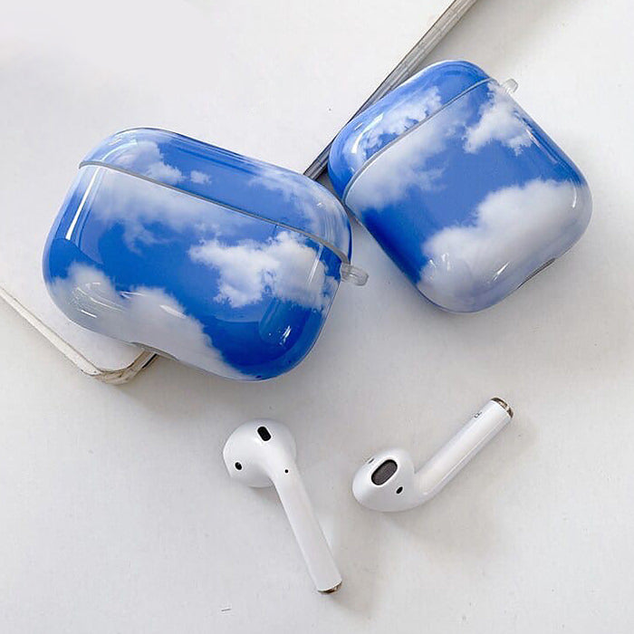 aesthetic clouds airpods case boogzel apparel