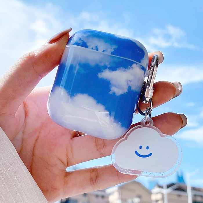 clouds airpods case boogzel apparel