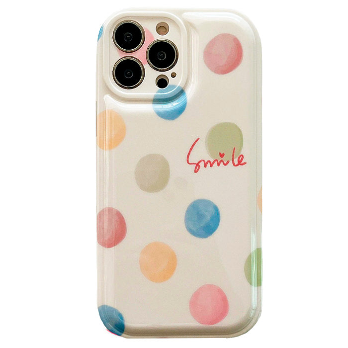 colorful dots iphone case boogzel apparel