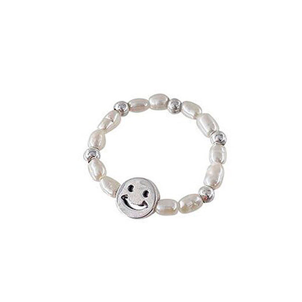smile pearl ring boogzel apparel