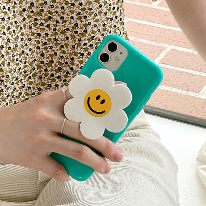 smiley daisy iphone case boogzel apparel