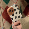 polka dot print iphone case boogzel apparel
