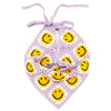 Smiley Face Crochet Bandana