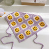 Smiley Face Crochet Bandana