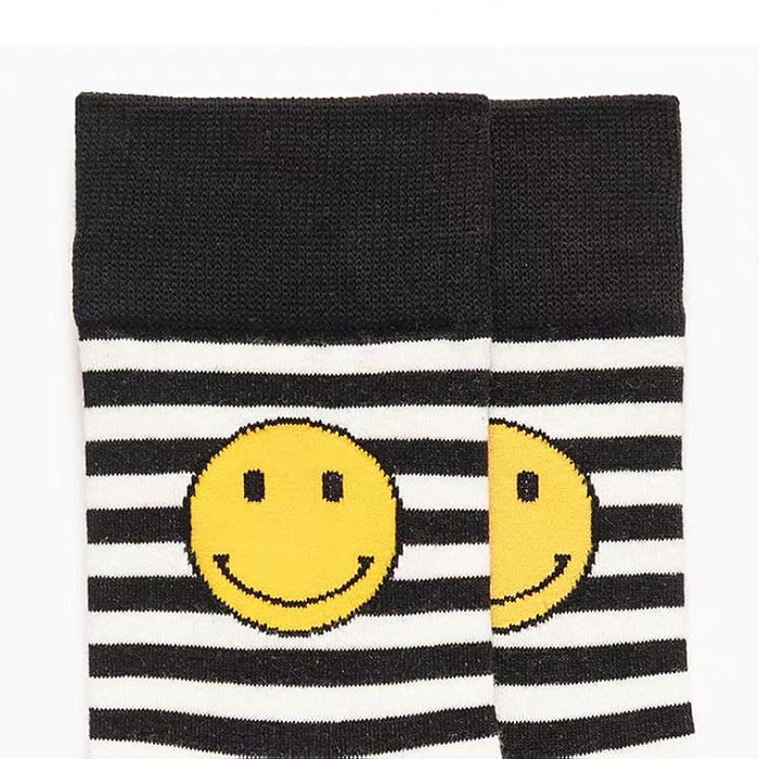 smile striped socks boogzel apparel