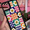 Smiley Flower Embroidery iPhone Case