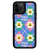 Smiley Flower Embroidery iPhone Case