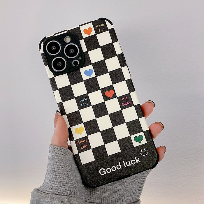 checkered plaid iphone case boogzel apparel