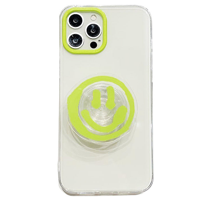 smile neon green iphone case boogzel apparel