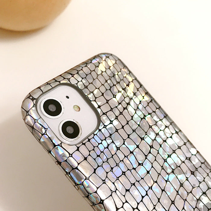snake hologram iphone case boogzel apparel