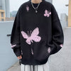 butterfly embroidery sweater boogzel apparel