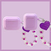 lavender heart chain AirPods Case boogzel apparel
