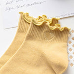 aesthetic ruffle socks boogzel apparel