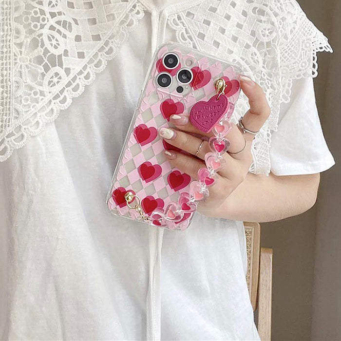 heart pattern iphone case boogzel apparel