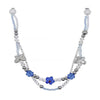 blue beaded necklace boogzel apparel