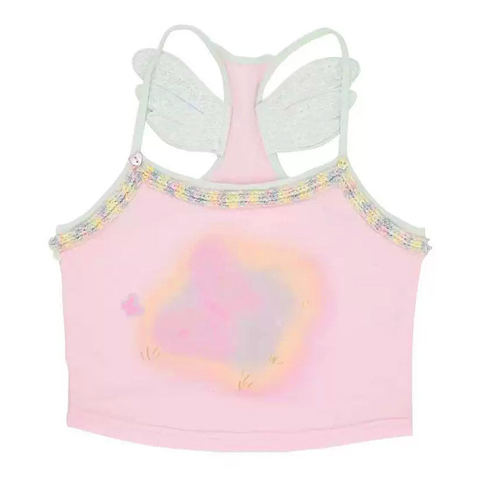 soft girl aesthetic angel wings top boogzel clothing