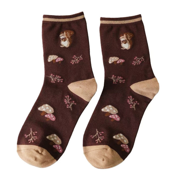 squirrel socks boogzel apparel