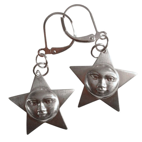 star face aesthetic earrings boogzel apparel