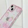 Strawberry Wave iPhone Case