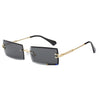 black rimless sunglasses boogzel apparel