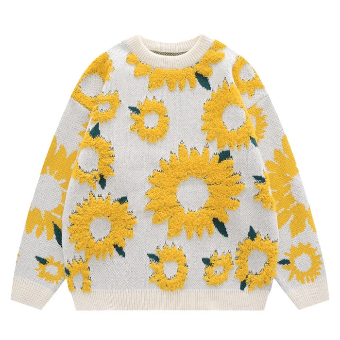 sunflowers sweater boogzel apparel