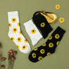 Sunflower Print Socks