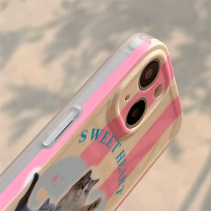 aesthetic kitty phone case boogzel apparel