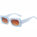 blue rectangular sunglasses boogzel apparel