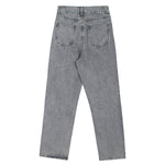 grey ripped baggy jeans boogzel apparel