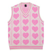 heart knit vest boogzel apparel