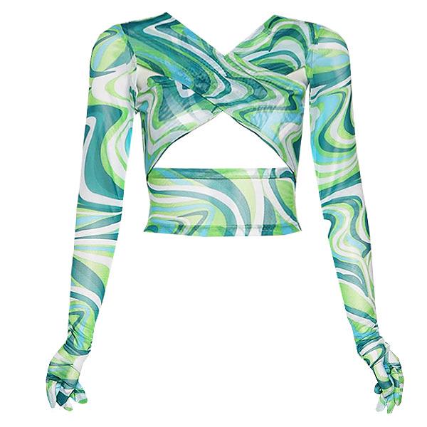 green gloves long sleeve top boogzel apparel