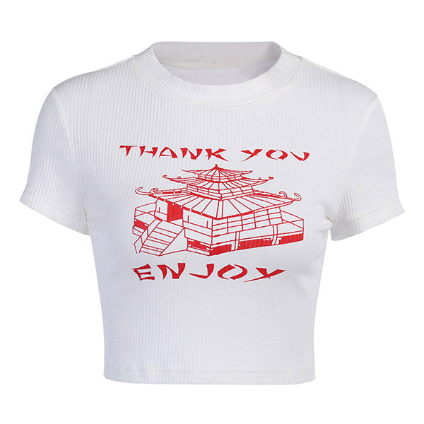 Thank You Ribbed Tee