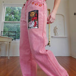 The Sun Tarot Jeans in Pink