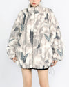 Butterfly Aesthetic Oversized Fur Jacket