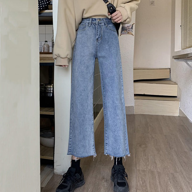 aesthetic high waist jeans