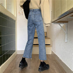 aesthetic high waist jeans