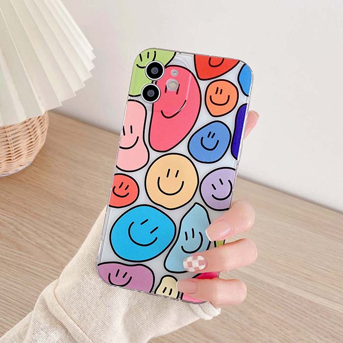 trippy smiley face iphone case shop