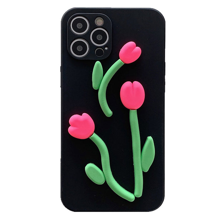 aesthetic tulip iphone case boogzel apparel